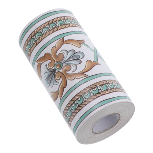 Hemobllo 5 Rolos decalques de broca de papel de parede decalques de rodapé adesivos de borda decoraç