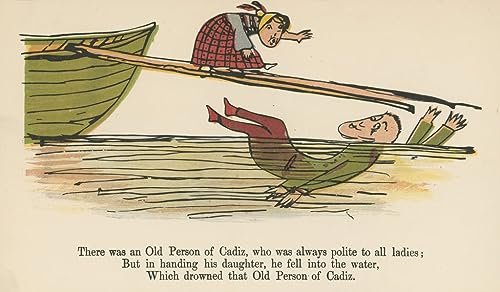 Impression sur toile Edward Lear Cadiz poster artistique 58 x 90 cm haute définition