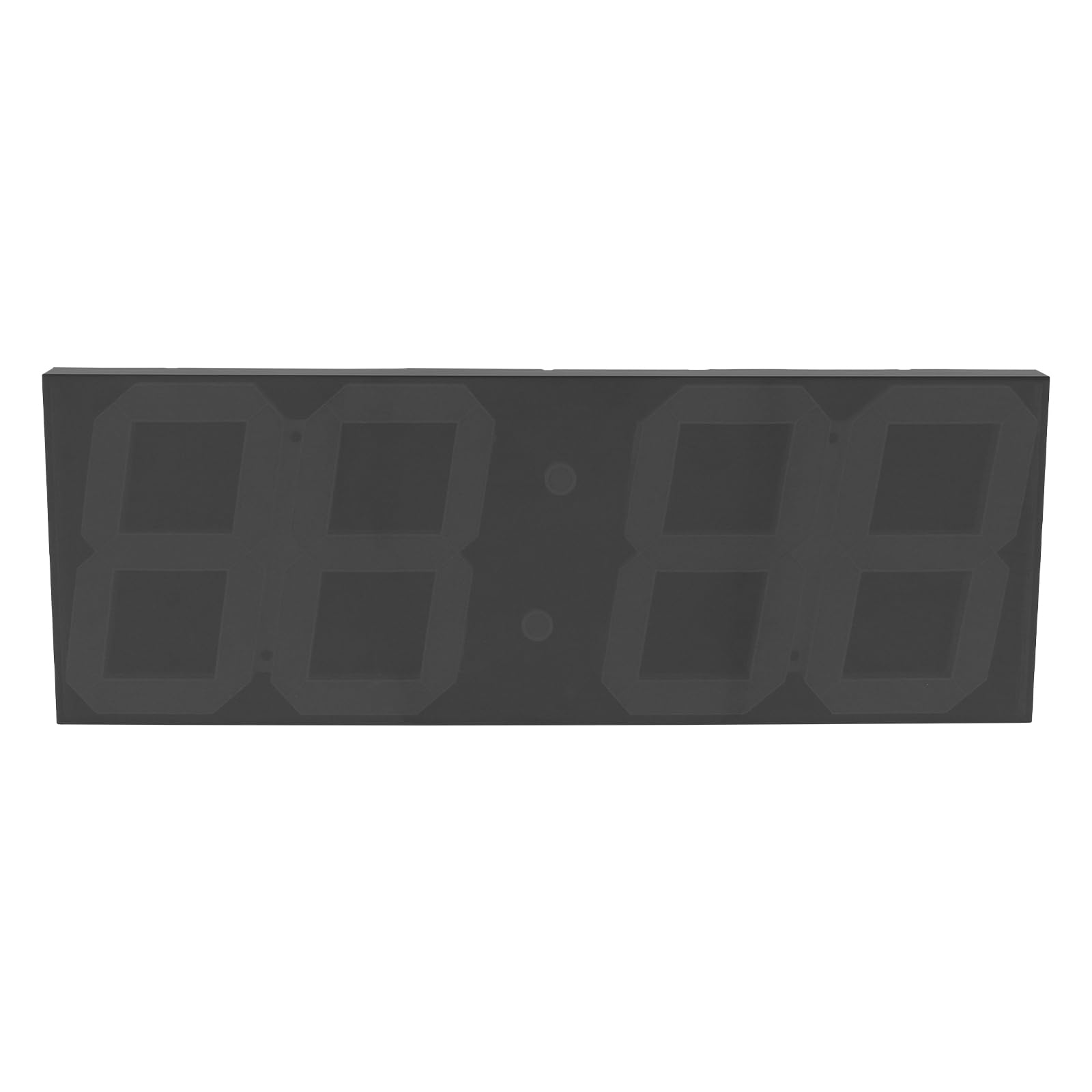 Reloj de pared digital LED grande, pantalla LED verde, mando a distancia, temporizador, salón, oficina, dormitorio, 45 x 16 x 2,5 cm