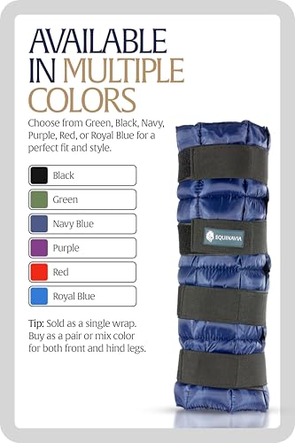 Image of Equinavia Cool Relief Therapy Equine Ice Boots for Horses-Gel Cooling Wraps | Reusable Horse Ice Boots, Soothing Ice Wraps for Horses Recovery Cool Gel for Tendons and Ligaments Soreness After Exercise
