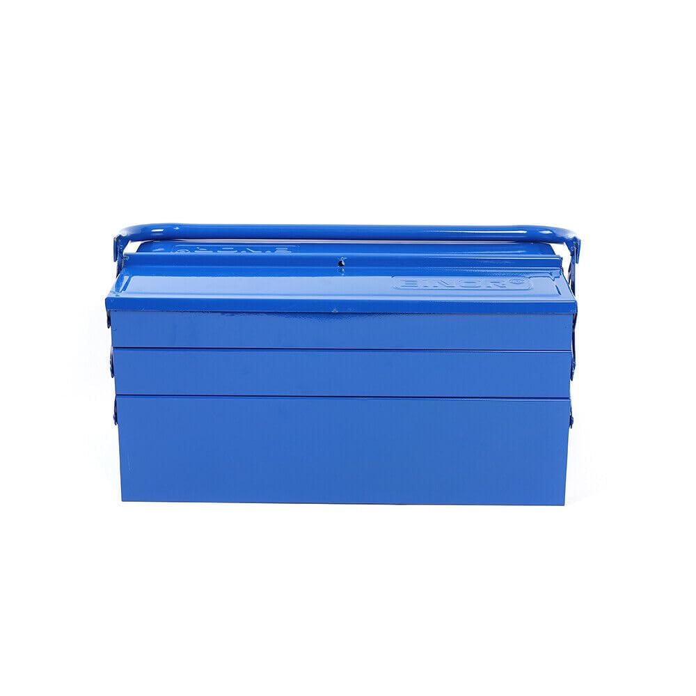 Caja de herramientas vacía, caja de herramientas con 5 compartimentos de metal, maletín de herramientas, caja de herramientas, caja de herramientas vacía, maletín de herramientas vacía