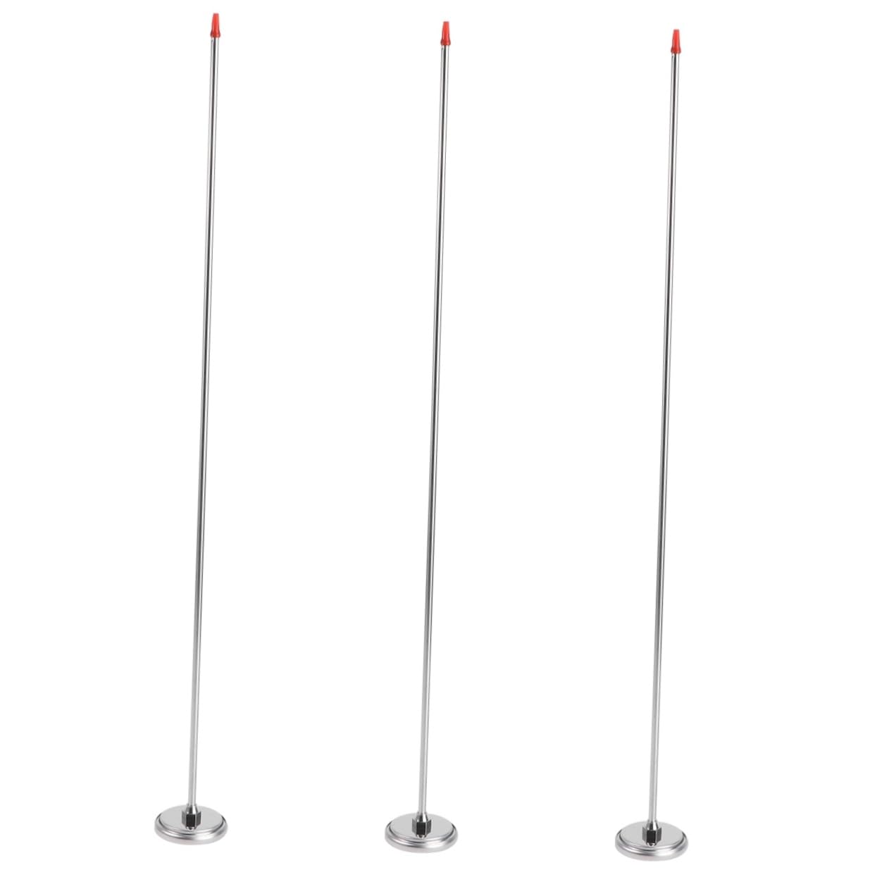 YARNOW 3pièces Thermomètre à Sol Acier Inoxydable pour Jardinage Outil De Détection De Température pour Compost Et Plantations