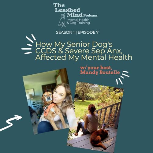 How My Senior Dog's CCDS & Severe Sep Anx, Affected My Mental Health Podcast Por  arte de portada