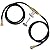 Skyflame Natural Gas Connection Hose, Complete NG Fire Pit Installation Kit from Burner to Natural Gas, Includes 1/2" Control Valve Key Set, 2 PCS 60" Connect Hoses