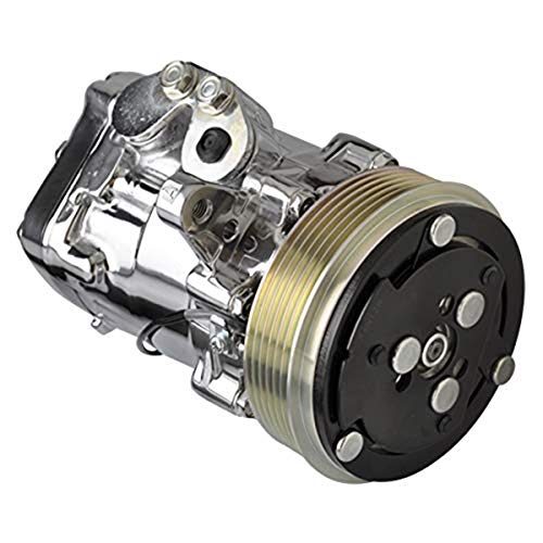 Bsp Air Conditioning Compressor, Sanden Sd-7, 7 Rib Serpentine Pulley, Polished, Tru Trac Systems, Each #TOP1