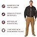 Rothco Enhanced Nylon MA-1 Flight Jacket (US, Alpha, Large, Regular, Regular, Black)