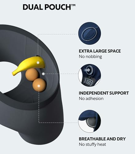 Separatec Men's Boxer Briefs,Soft and Breathable Rayon Made from Bamboo Boxer Brief with Ball Pouch 3 Pack2