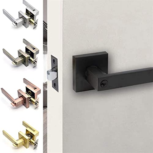 Serrure de porte intérieure robuste avec loquet et poignée de sécurité 1 pièce - 4