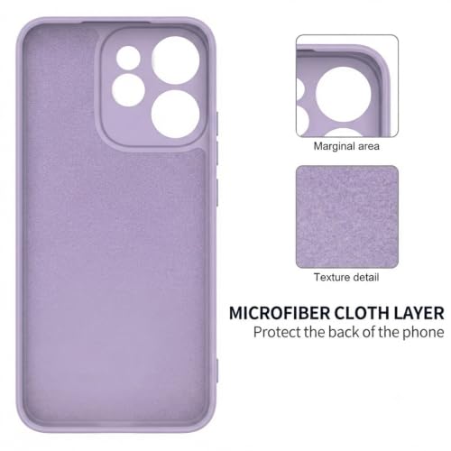 Image of Back Cover Compatible with Oppo Reno15 Pro 5G / 15 Pro Mini 5G | Full Camera Protection | Premium Liquid Silicon Case | Flexible Bumper Case for Oppo Reno15 Pro 5G / 15 Pro Mini 5G (Purple)