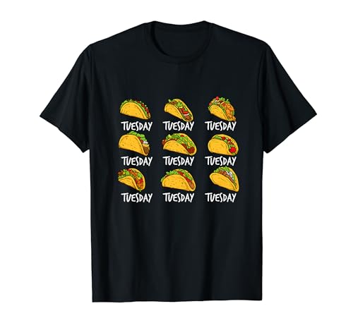 Taco Tuesdays Funny Cinco De Mayo Taco Tuesday T-Shirt
