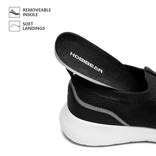 Image of HOBIBEAR Women Walking Shoes | Wide Toe Box | Slip On Sneakers