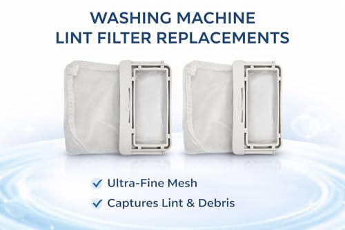 Image of Sanavya Lint Filter Pack of 2 Lint Filter Compatible with Godrej Washing Machine | Dust & Waste Collector Net | Durable Filter (Pack of 2) | Compatible with Godrej GDA 901