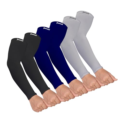 Image of Arm Sleeves for Men & Women, Sun Protection & UV Compression Hand Sleeves for Cycling, Running, Outdoor Sports & Activities, Hand Cover for Bike Riding