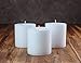 Melt Candle Pillar Candles, 3 Pack - Unscented Candles for Home, Church, Weddings, & More - 3