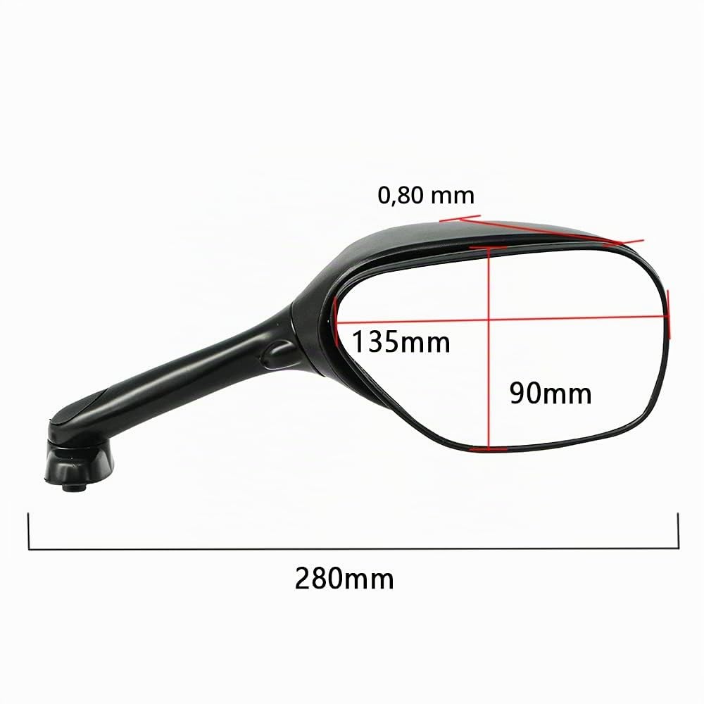 Espejos Retrovisores De Motocicleta Con LED, Luz De Señal De Giro Compatible Con Su-zuki GSXR 600 750 1000 2006-2010 K6 K7 K8 SV650 650s