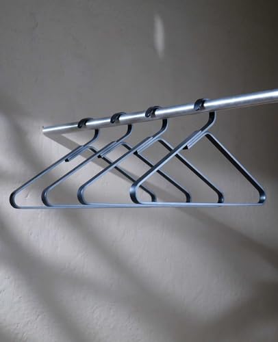 Siqual Design Minimalistische & Robuste Metall-Kleiderbügel,...