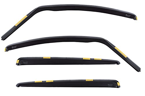 Heko 26130 Coupe-Vent pour voiture à fixer sur déflecteurs d'air