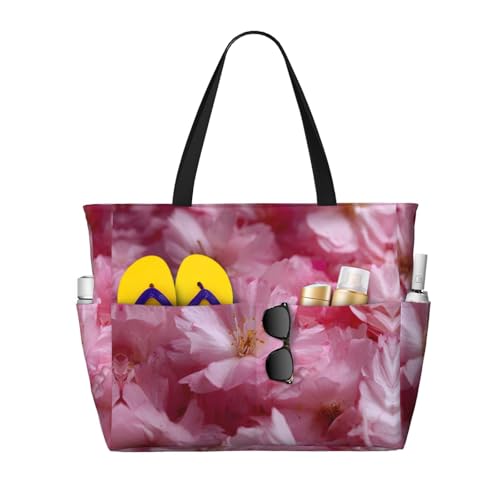 Grand sac de plage imperméable avec fermeture éclair pour voyage et piscine