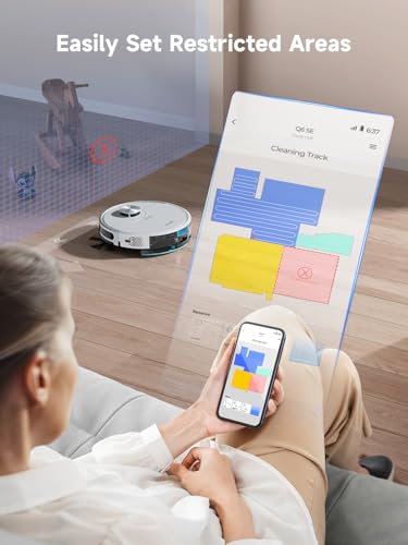 Airzeen Robot Vacuum And Mop,Self-Emptying Robot Vacuum Cleaner,3500Pa Suction,Laser Navigator With Smart Mapping Robotic Vacuums,180Mins Runtime,Schedule,App Control,Ideal For Carpet/Pet Hair thumb #6