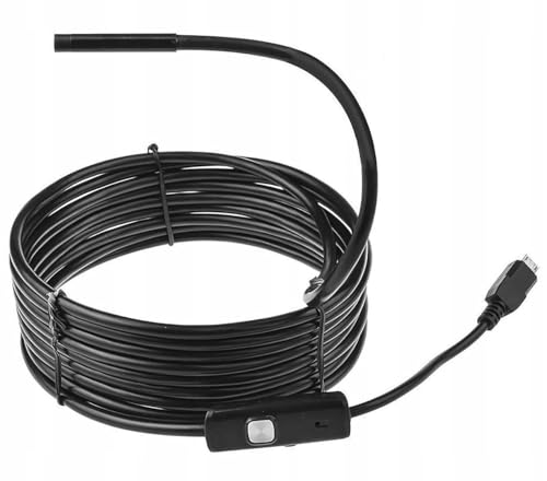 Media-Tech MT4095 Endoskopkamera USB Inspektionskamera mit LED-Licht Endoskop Kamera 5 m Android