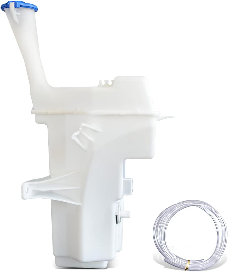 Auto Dynasty KI1288134 Factory Style Car Windshield Washer Reservoir Tank - Reservoir Cap | Fluid Level Sensor | Washer Fluid Pump - Compatible with Rio Hatchback 18-20, White