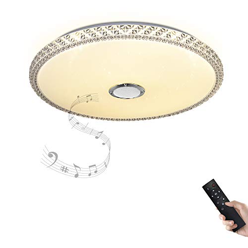 Plafoniera dimmerabile con telecomando e