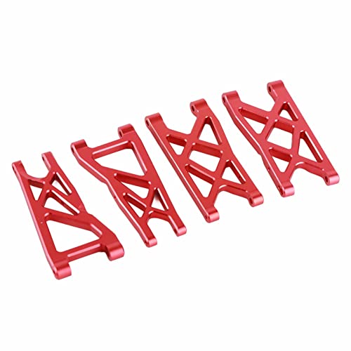 Bras de suspension RC en alliage d'aluminium rouge pour Senton 1/10 robustes et durables