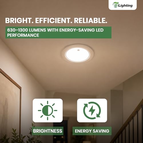 E2 LIGHTING Recessed LED Light | 6" 3 Pack | Emergency Battery Backup 90 Min | Dimmable Slim Canless LED Downlight | CCT Tunable Fixture | White w Battery | Retrofit LED Recessed Light by E2 LIGHTING - Image 6