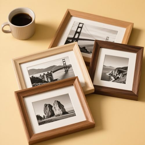 4x6 Inch Thick Border Wooden Photo Frames for Desktop Ornament - image 8