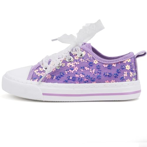 toandontoddler kids sneakers sparkle fashion glitter sequins canvas shoes