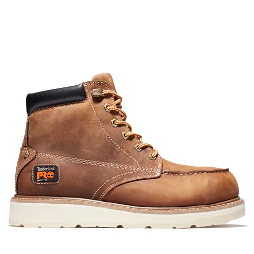 Timberland PRO Timberland PRO Men's Gridworks 6 Inch Alloy Safety Toe Waterproof Industrial Wedge Work Boot, Golden Brown-2024 NEW, 10.5M