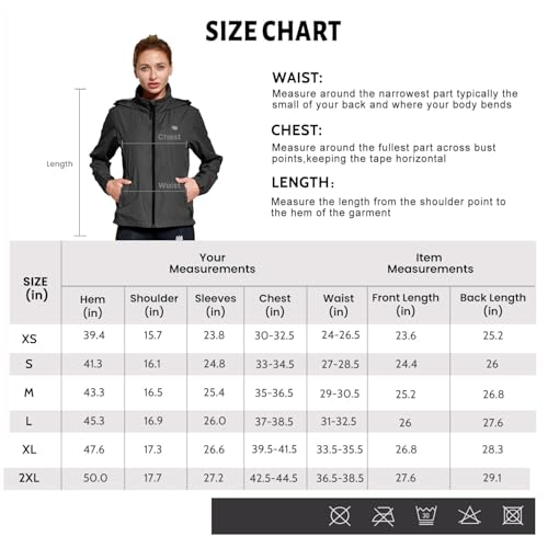 FitsT4 Sports Damen Fahrradjacke Radfahren Leichtgewicht Laufen Jacken Wasserabweisend Windbreaker Wanderjacke Reflektierend Trekking Regenjacke mit Kapuze,schwarz,L