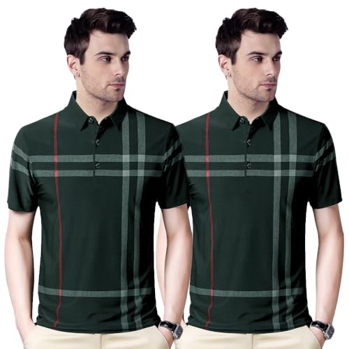 Image of Nobel Monk Men's Regular Fit Polo T Shirt |Half Sleeves |Collar Tshirts |Casual T-Shirt for Men
