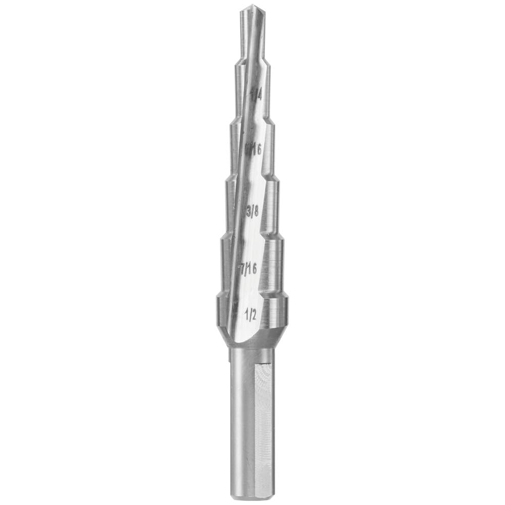 BOSCH Broca de acero de alta velocidad SDC6 de 3/16 pulgadas a 1/2 pulgadas