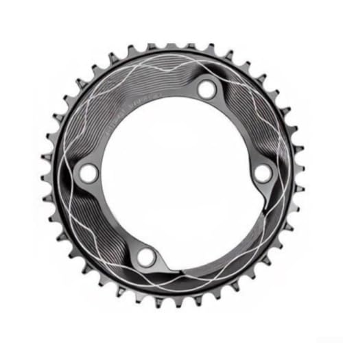 Plato 110BCD 58T negro antidesborde para transmisiones de grava y ciclismo de carretera