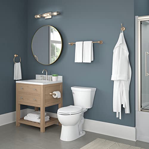 Delta Single Post Toilet Paper Holder | Champagne Bronze | Wall Mount | Cassidy Bathroom Accessories - image 5