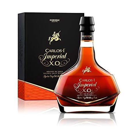 Carlos I Imperial X.O. 40% vol. - Hochwertiger Brandy Solera Gran Reserva mit Geschenkpackung aus dem Hause Osborne (1 x 0,7l) Cover