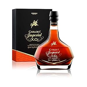 Carlos I Imperial X.O. 40% vol. – Hochwertiger Brandy Solera Gran Reserva mit Geschenkpackung aus dem Hause Osborne (1 x…