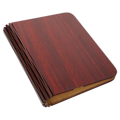 ERINGOGO Elegant Book Light Wood Cover DIY Book Folding Light Shell Hard Shell Accessory Cover