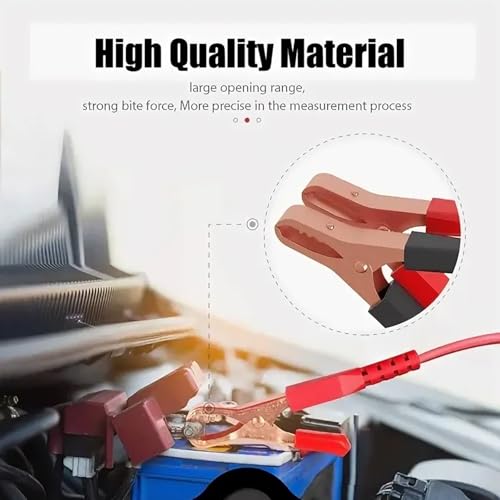 MotorMinds Autobatterietester 12V 24V, Autobatterie Tester Batterietester Lasttester, Analysator & Batterieladesystem mit LED-Anzeige