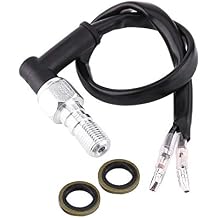 Hydraulic Brake Switch, Universal Motorcycle Pressure Light Switch Rear Set Stoplight with WashersM10x1.25 hydraulic brake pressure light switch in line front tusk motorcbicyle m