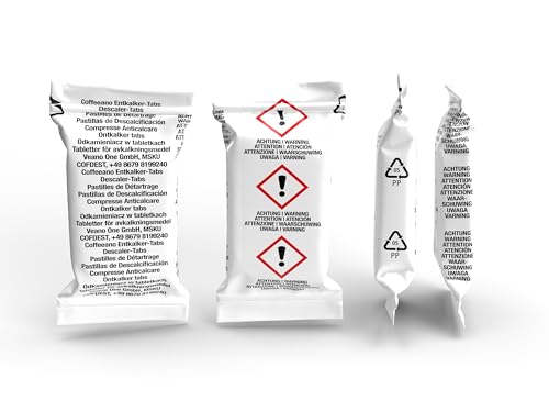 Coffeeano 50 Entkalkungstabletten für Kaffeevollautomaten und Kaffeemaschinen. Entkalkungs-Tabs für Delonghi, Siemens, EQ-Serie, Jura, Krups, Bosch, Miele, Melitta, WMF uvm.