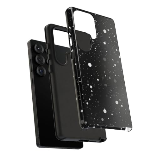 Coque Samsung S25 Ultra rigide anti-rayures noire à motifs - 4