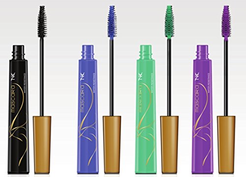 Nicka K Mascara - Full Set, Water resistant, easy to apply, smudge proof, last all day, makeup, enhance your eyelashes