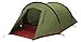 High Peak 10188 Tente randonnée Forme Tunnel Mixte Adulte, Vert Pest/Rouge, 330 x 140 x 90 cm