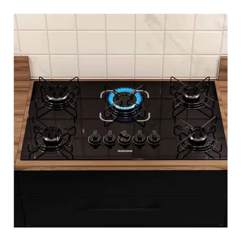 Cooktop Essencial 5 Bocas - Preto glide