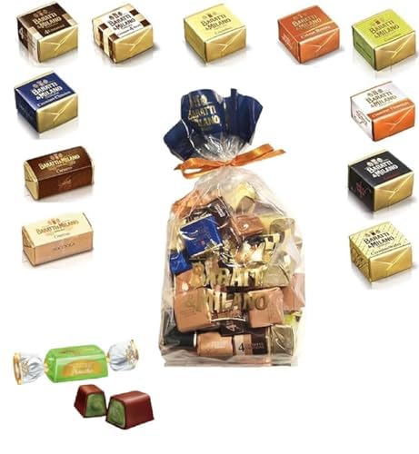 Assortimento di Cioccolatini 500g, Cremini Assortiti, Latte, Extrafondenti, Pistacchio, Napolitains, Gianduiotti e Praline