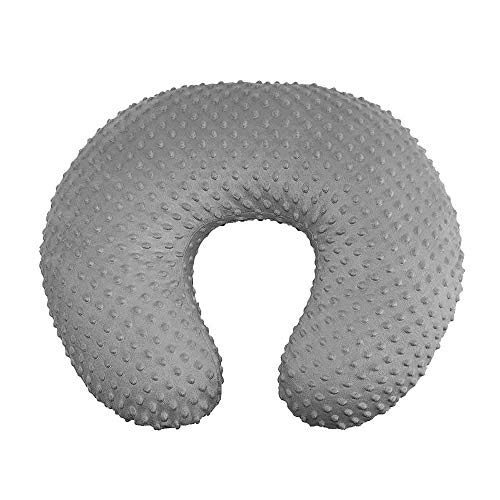 Image of OWLOWLA Nursing Pillow Cover, Breastfeeding Pillow Slipcover Fits Nursing Pillow for Baby Boy Girl(Gray)