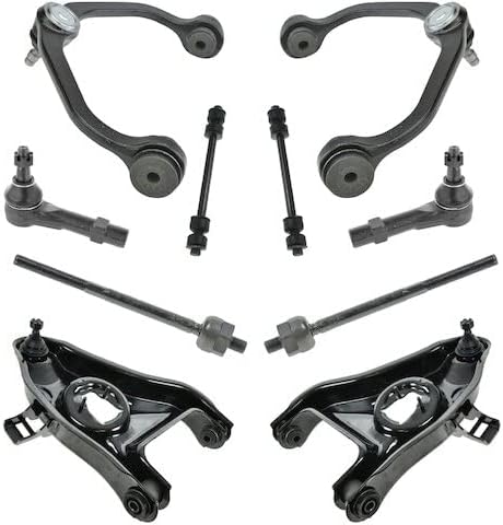 Marketplace Auto Parts Front Suspension 10-Piece Control Arm Ball Joint Sway Bar Link and Tie Rod Kit for 1998–2011 Ford Ranger RWD