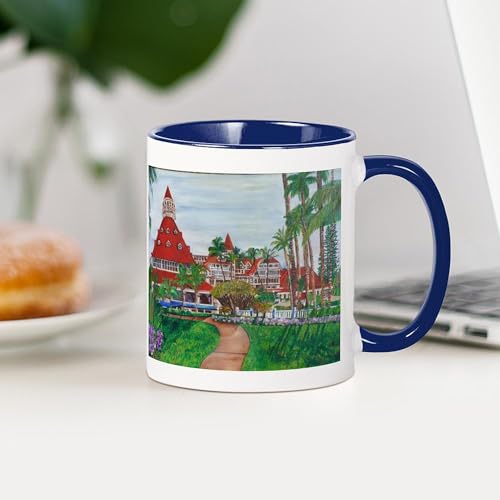 Mug de cerámica CafePress Coronado Hotel 325 ml miniatura 3
